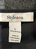 Style&Co 100% Cotton Black Sleeveless Top Size L - photo 7