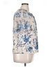 Perseption Concept Blue Short Sleeve Blouse Size XL - photo 4