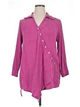 Soft Surroundings 3/4 Sleeve Button-Down Shirt (view 1)