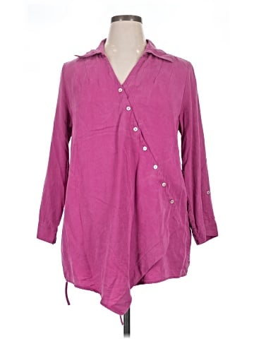 Soft Surroundings 3/4 Sleeve Button-Down Shirt (view 1)