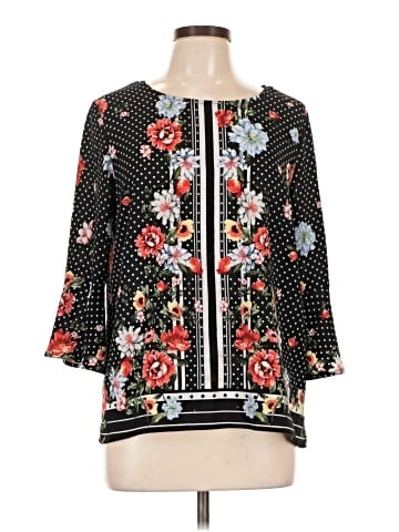 I.N. Studio 3/4 Sleeve Blouse (view 1)
