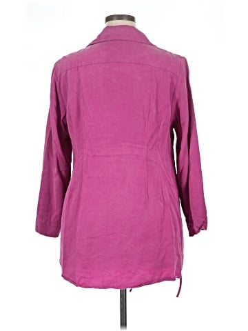 Soft Surroundings 3/4 Sleeve Button-Down Shirt (view 2)