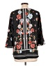 I.N. Studio Black 3/4 Sleeve Blouse Size L (petite) - photo 2
