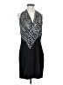 Cut25 100% Polyester Animal Print Black Cocktail Dress Size 4 - photo 1