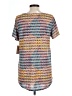 Lularoe Tweed Blue Short Sleeve T-Shirt Size L - photo 2