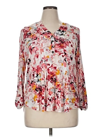 New Directions 3/4 Sleeve Blouse (view 1)