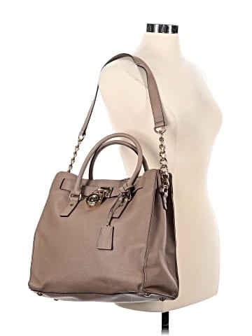 MICHAEL Michael Kors Leather Satchel (view 2)