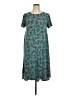 Lularoe Paisley Teal Casual Dress Size XL - photo 1