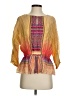Tanvi Kedia Orange 3/4 Sleeve Blouse Size S - photo 1
