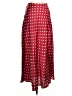 Unbranded 100% Polyester Polka Dots Red Casual Skirt Size S - photo 1