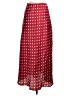 Unbranded 100% Polyester Polka Dots Red Casual Skirt Size S - photo 2