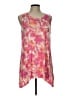 Logo Layers Pink Tank Top Size L - photo 1