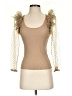 Left Coast by Dolan Tan 3/4 Sleeve Top Size S - photo 1