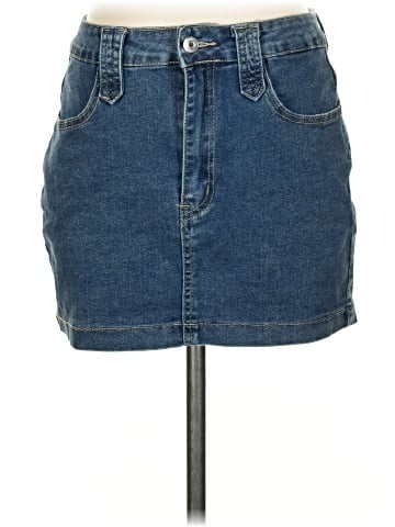 Shein Denim Skirt (view 1)