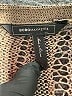 BCBGMAXAZRIA 100% Polyester Metallic Gold Cardigan Size L - photo 7
