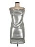 Forever 21 Metallic Silver Cocktail Dress Size M - photo 1