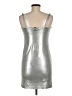 Forever 21 Metallic Silver Cocktail Dress Size M - photo 2