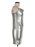 Forever 21 Metallic Silver Cocktail Dress Size M - photo 4