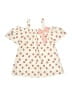 Unbranded 100% Polyester Ivory Dress Size 4 - 5 - photo 1
