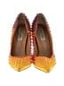 Steve Madden Color Block Orange Heels Size 7 1/2 - photo 2