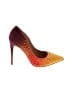 Steve Madden Color Block Orange Heels Size 7 1/2 - photo 1