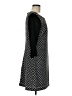 Old Navy 100% Polyester Tweed Black Casual Dress Size M - photo 4
