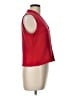 Classiques Entier 100% Silk Red Sleeveless Silk Top Size L - photo 4