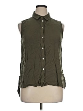 Fever Sleeveless Button-Down Shirt (view 1)