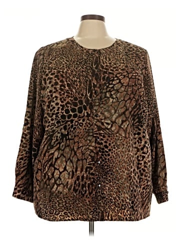 Susan Graver Long Sleeve Blouse (view 1)