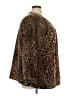 Susan Graver 100% Polyester Animal Print Brown Long Sleeve Blouse Size 3X - photo 4