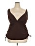 Berlook Brown Sleeveless Top Size 24 - photo 1