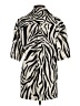 AFRM Animal Print Ivory Short Sleeve Blouse Size S - photo 2