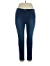 Tahari Solid Blue Jeans Size 16 - photo 1