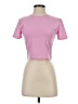 Zara Pink Short Sleeve Turtleneck Size S - photo 1