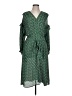 Max Studio 100% Polyester Green Casual Dress Size L - photo 1