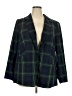 Lane Bryant Plaid Green Blazer Size 20 - photo 1