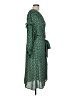 Max Studio 100% Polyester Green Casual Dress Size L - photo 4