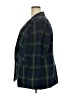Lane Bryant Plaid Green Blazer Size 20 - photo 5