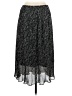 Lush 100% Polyester Stars Black Casual Skirt Size S - photo 2