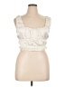 Zara Ivory Sleeveless Blouse Size XL - photo 1