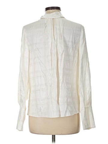 Rebecca Taylor Long Sleeve Silk Top (view 2)