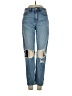 American Eagle Outfitters Color Block Blue Jeans Size 4 - photo 1