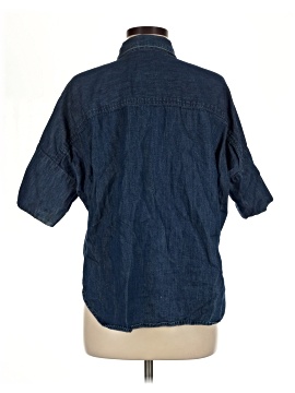Ann Taylor LOFT 3/4 Sleeve Button-Down Shirt (view 2)