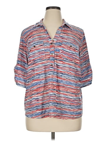 C.D. Daniels 3/4 Sleeve Button-Down Shirt (view 1)