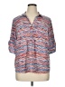 C.D. Daniels Stripes Blue 3/4 Sleeve Button-Down Shirt Size 1X - photo 1