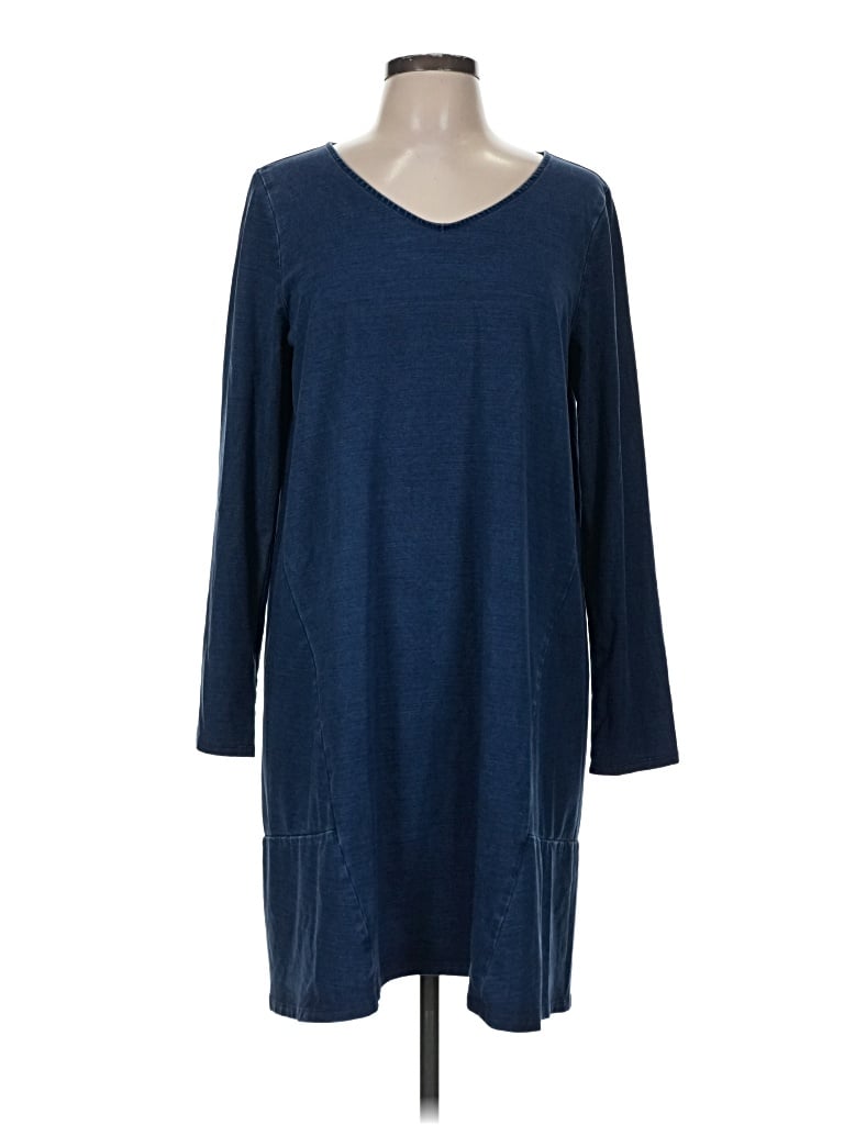 Pre-owned Purejill Casual Dress In Blue