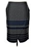 SOHO Apparel Ltd Gray Formal Skirt Size M - photo 1
