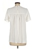 Unbranded 100% Polyester Ivory Short Sleeve Blouse Size M - photo 2