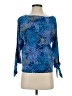 The Limited Blue 3/4 Sleeve Blouse Size S (petite) - photo 1