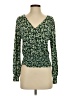 Gilli 100% Polyester Green Long Sleeve Blouse Size S (petite) - photo 1